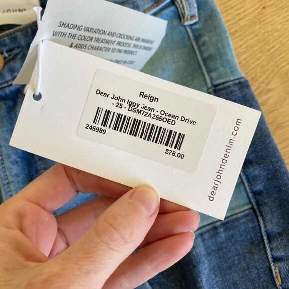 Dear John - Reign - Iggy Jean Ocean Drive in Blue - Picture 2 of 4